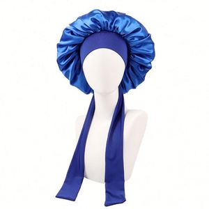 Bonnet de nuit en satin pour femme Four Seasons Home, foulard enveloppant pour cheveux bouclés avec bande à nouer, cadeau promotionnel - Product Image 3
