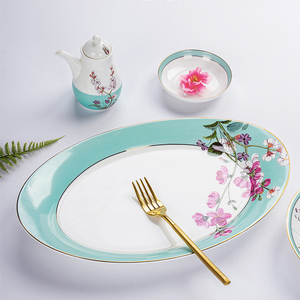 Conjunto de Louças para Restaurantes de 8/10,5 Polegadas, Prato de Cerâmica para Sobremesa e Bife - Product Image 2