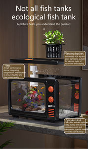 Klein bureau-<span class=keywords><strong>aquarium</strong></span> 2025 nieuw model geïntegreerde filter en zuurstofapparaat ecologisch landschap tv-<span class=keywords><strong>aquarium</strong></span> voor goudvissen - Product Image 3