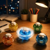 BY Toys Creative Magic Bean Rotating Ball Fidget Spinner Hamburger Fruit Stress Relief Toy Plastic for Kids Adult ADHD Sensory