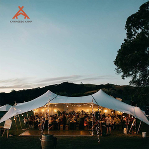 Kawagebo Kamp (KK) 49' X 33' Polyester 150 ㎡   Tentes extensibles imperméables en bâche PVC pour 60-75 personnes, idéales pour salons professionnels et événements - Product Image 4