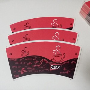 Vendita calda campioni personalizzati di carta patinata PE ventilatore artigianale tazza di carta per la realizzazione di 100% bicchieri di carta biodegradabili - Product Image 5