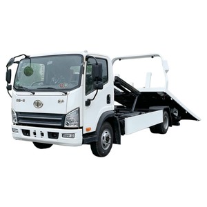 FAW 4x2 <b>Flatbed</b> Wrecker <b>Truck</b> 3 Ton 5 Ton Slidebed Tow <b>Truck</b> RHD LHD for Philippines and South America - Product Image 1