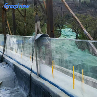 Grand view Glas Acryl Schwimmbad wand für die Datenschutz kontrolle Luxus pools