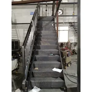 Industrial Prefabricated Galvanized Steel Stair steel ladder exterior stairs