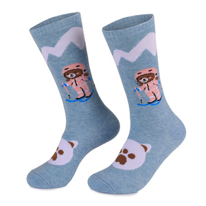 Chaussettes de <span class=keywords><strong>ski</strong></span> avec logo personnalisé : chaussettes mi-mollet isolées thermiquement avec semelle rembourrée, tissu respirant, adaptées au <span class=keywords><strong>ski</strong></span> - Product Image 3