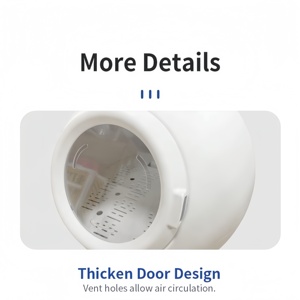 Secadora Ecológica <span class=keywords><strong>para</strong></span> Mascotas de 55L <span class=keywords><strong>para</strong></span> Gatos - Máquina de Aseo Automática de Bajo Ruido, <span class=keywords><strong>Productos</strong></span> de Baño <span class=keywords><strong>para</strong></span> Todas <span class=keywords><strong>las</strong></span> Estaciones en Interiores - Product Image 6