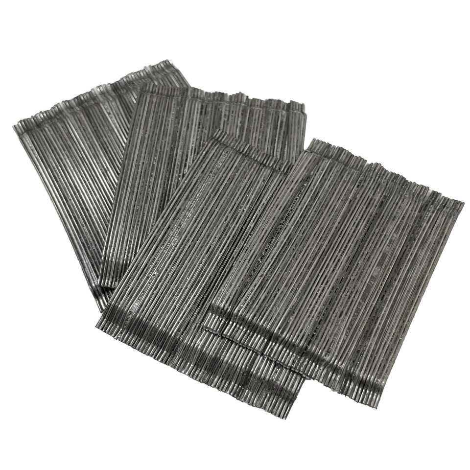 Factory wholesale 60mm metal building materials concrete reinforcement with hooks in rows of steel fiber with buildings