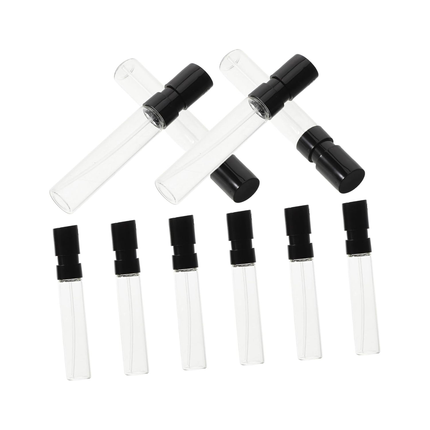 Transparent+Black cap