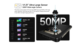 Ulefone Armor 25T Pro Thermal 8+256GB 6.78" 5G โทรศัพท์มือถือที่ทนทาน 6500mAh Android 15 กล้อง 50MP+64MP มองเห็นในเวลากลางคืน รองรับการชาร์จไร้สาย - Product Image 3
