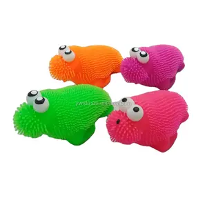 Mini Hairy Animal Fluffy Puffer Ball Seal Shape Puffer Ball Halloween Creepy Toys