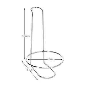 Ristorante Buffet utensile per servire piatti Stand in acciaio inox cucchiaio <span class=keywords><strong>porta</strong></span> zuppa <span class=keywords><strong>mestolo</strong></span> con supporto - Product Image 1