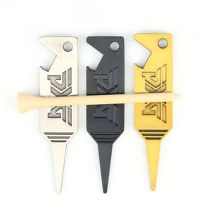 Herramienta 2 en 1 de aleación de zinc WL para reparar divots de golf, limpiador de ranuras de palos, horquillas para green de golf, accesorios, modelo 357 CN/GUA - Product Image 5