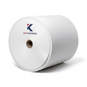 KR Kupbo - Rollo de Papel Biodegradable y Ecológico para Vasos Desechables, Certificado para Uso Alimentario, Alta Resistencia, Certificado ISO - Product Image 1