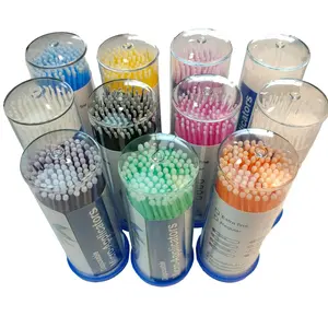 रंगीन डिस्पोजेबल दंत चिकित्सा सूक्ष्म ब्रश टीपीसी दंत समग्र Applicators