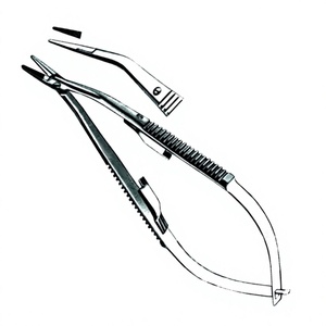 Micro-ciseaux avec manche doré et noir, instrument chirurgical manuel GS-DF-0010 pour la chirurgie générale, classe II, par Grip Surgical - Product Image 6