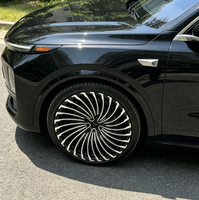 Jantes forgées concaves LK 22 pouces 5x120 à déport profond, finition noir mat, ajustement décalé pour L-i A-uto L7 L8 Stanced