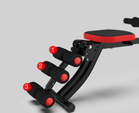 Chaise abdominale multifonctionnelle Six-en-un avec torsion, usage domestique, abdomen pour hommes, machine abdominale, entraînement ab