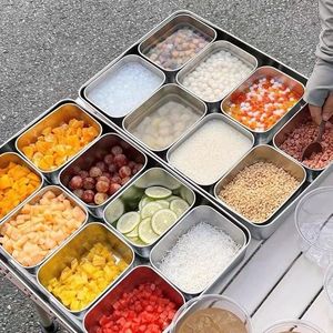 Contenitore Moderno per Spezie in Acciaio Inox con Coperchio, Ecologico e Durevole, per Conservazione in Cucina e Regali - Product Image 5