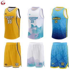 Maglia e pantaloncini da basket personalizzabili all'ingrosso, abbigliamento da basket in rete ad asciugatura rapida, t-shirt sportiva senza maniche da uomo B25030 - Product Image 1