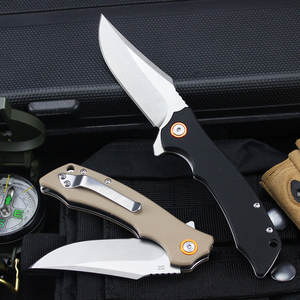 Outdoor Folding <strong>Knife</strong> D2 Steel Stonewashing <strong>Blade</strong> G10 Handle Folding <strong>Knife</strong> Survival Equipment OEM <strong>Manufacturers</strong> - Product Image 4