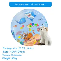 Peluche en PVC de dessin animé de vente chaude épaissie tapis de glace gonflable rempli d'eau résistant aux rayures pour chat chien en plastique