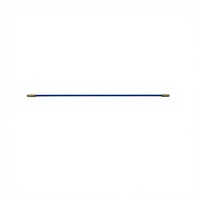 Kit de tiges de tirage en fibre de verre bleues à assembler avec raccords en laiton et tube de rangement transparent pour électriciens