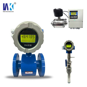 Compteurs d'eau liquide KFWK de haute qualité, 0,5%R, en acier au carbone, capteurs électromagnétiques intégrés, débitmètres pour eaux usées - Product Image 1