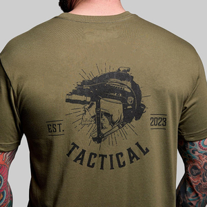 T-shirt tactique unisexe GELINSITAI Born <span class=keywords><strong>Primitive</strong></span> à motif crâne, en polyester/coton tricoté, léger et sportif, coupe athlétique - Product Image 4
