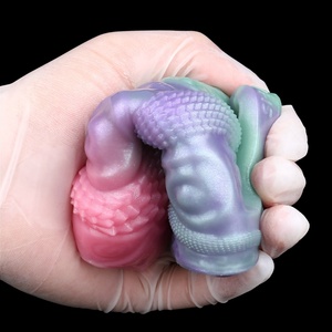 ปลอกอวัยวะเพศชาย SHAZ สีสันสดใส ปลอกครอบอวัยวะเพศชายแบบเปิด ปลอกเพิ่มขนาดอวัยวะเพศชาย ช่วยชะลอการหลั่ง ถุงยางอนามัยแบบกลวง ของเล่นทางเพศสำหรับผู้ชาย - Product Image 5