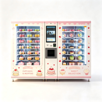 Distributeur automatique réfrigéré personnalisable de gâteaux et pâtisseries pour hôtels, complexes hôteliers et magasins de proximité