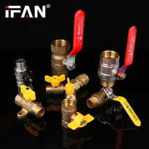 IFAN OEM Forged High Temperature Full Port Copper Brass Ball Valve for Water Gas Oil
