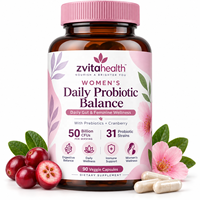 Probiotiques pour femmes à marque privée + Enzymes digestives : Favorisent la régularité intestinale et la défense immunitaire