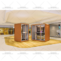 Cabine insonorisée portable cabines silencieuses cabine de pod d'espace de travail insonorisée cabine acoustique insonorisée pour salle de conférence