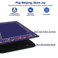 Nouveau Tapis de Mahjong Automatique Pliable de Luxe Moderne 2026, Silencieux, Taille Poker, Personnalisable, Multifonction, Couleurs Personnalisables, Caoutchouc Antidérapant