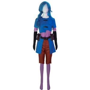 Halloween <span class=keywords><strong>League</strong></span> <span class=keywords><strong>of</strong></span> Legends Arcane Jinx Cosplay Costume FCGD-046 - Product Image 4