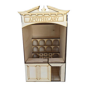 Bricolage créatif 3D en bois Puzzle Hut ornements assemblés à la main modèle de maison artisanat ensemble pour les âges 7-9 1:3 échelle - Product Image 4