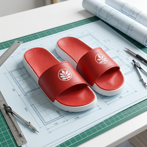 Nouvelles tongs d'été ouvertes en PVC, personnalisables avec logo imprimé, motif et texte, pour hommes et femmes, décontractées et antidérapantes - Product Image 1