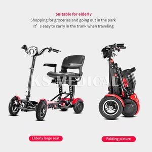 Scooter Eléctrico Plegable KSM-905B para Personas con Discapacidad, Diseño Estable con Ruedas Antivuelco y Asiento Confortable - Product Image 2