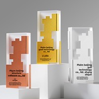 Trophée en métal et cristal sur mesure - Design créatif, élégant et haut de gamme pour récompenses et reconnaissance - Fabrication chinoise - Commandes personnalisées bienvenues