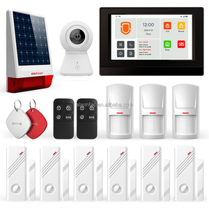 7-inch màn hình cảm ứng đầy đủ 4 gam GSM wifi không dây an ninh nhà thông minh hệ thống báo động với AC mất điện báo động - Product Image 4