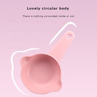 Nouveau design solide accessoires de litière pour chat cuillère d'alimentation pour animaux de compagnie cuillère à nourriture pour chien en plastique de qualité alimentaire pelle épaissie ABS cuillère à nourriture pour chat