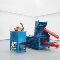 Presse à ferraille horizontale intelligente à commande PLC, compacteur hydraulique entièrement automatique pour ferraille de cuivre
