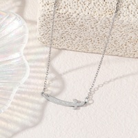 Collar con Colgante de Espada Zulfiqar Personalizado, Cuchillo Musulmán Islámico de Acero Inoxidable, Joyería de Moda, Venta al por Mayor para Eid y Ramadán