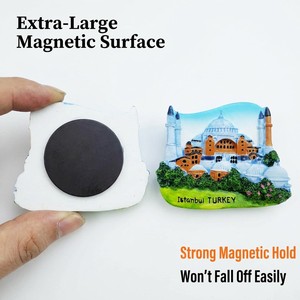 Magnete per Frigorifero Personalizzato in Resina 3D della Cappella di Santa Sofia di <span class=keywords><strong>Istanbul</strong></span>, Souvenir Turistico, Regalo, Vendita all'Ingrosso OEM - Product Image 5