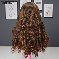 Perruques de cheveux humains Remy vierges bruts à ondulations longues et lâches, 30-40 pouces, pour femmes noires, avec dentelle frontale naturelle et ondulations profondes et lâches
