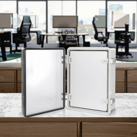 Armoire électronique extérieure étanche IP67 430x330x180mm porte à charnière transparente matériaux PC/ABS boîte de jonction électrique IP65/IP66"