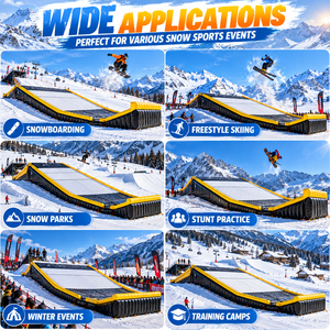 Airbag d'atterrissage gonflable pour snowboard, pour <span class=keywords><strong>le</strong></span> ski freestyle, la pratique des cascades, les parcs de neige et les événements sportifs d'hiver - Product Image 3