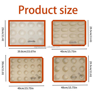 Molde de Silicona Antiadherente de Grado Alimenticio y Ecológico para Muffins, 12 Cavidades, Color Beige con Borde Naranja, para Huevos, Muffins y Cupcakes Grandes - Product Image 5