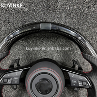 Volant de voiture en fibre de carbone pour Vw Volkswagen Golf Gti7 Mk7.5 Jetta Passat Golf 6 Touareg Golf 7 Volant de sport